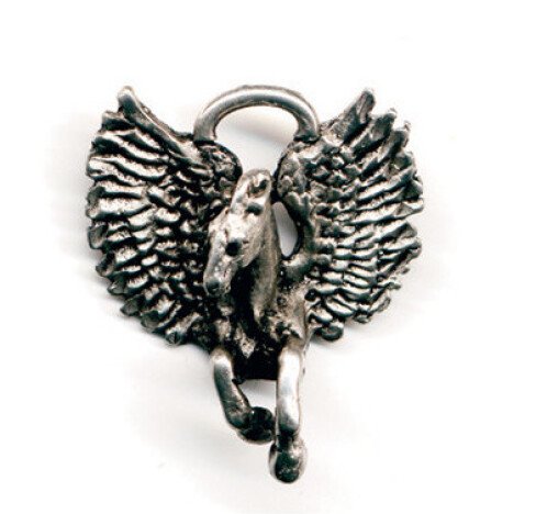 Pandantiv Pegasus, talisman pentru inspiratie, 2.5 cm